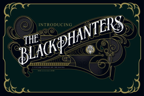 Blackphanters Font