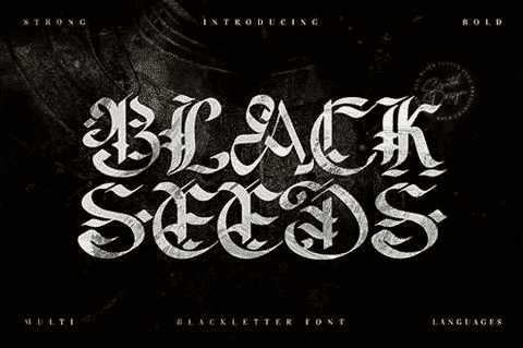 Blackseeds Font