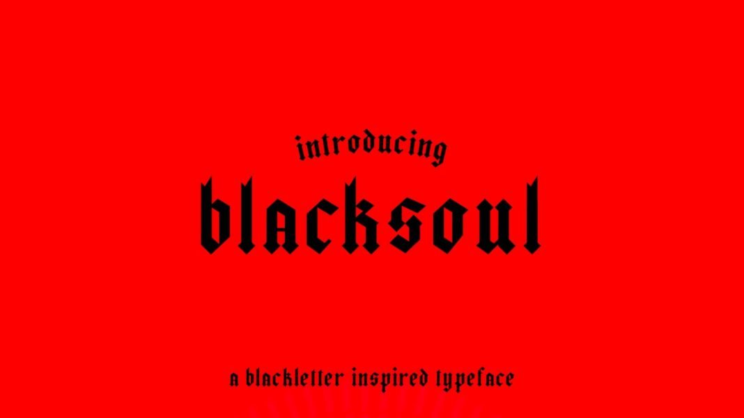 Blacksoul Font