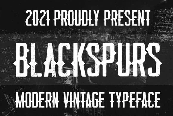 Blackspurs Font Blackspurs Font