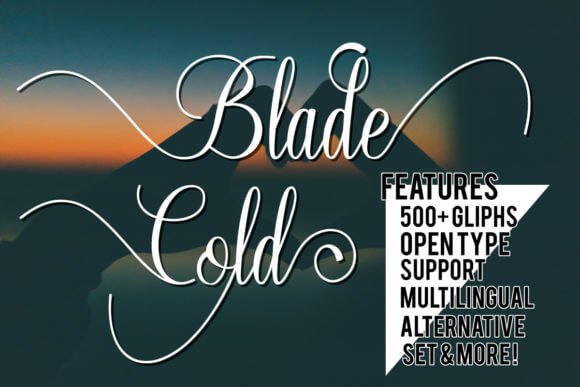 Blade Cold Font
