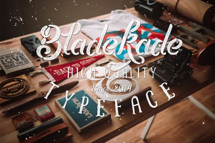 Bladekade Font Bladekade Font