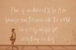 Blakeslidely - Chic Sasual Script Font