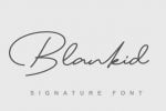 Blankid Font