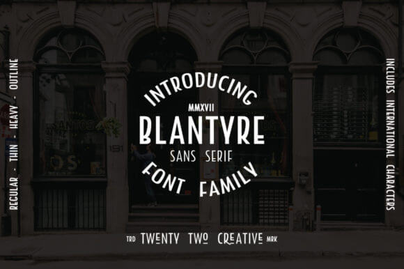 Blantyre Font