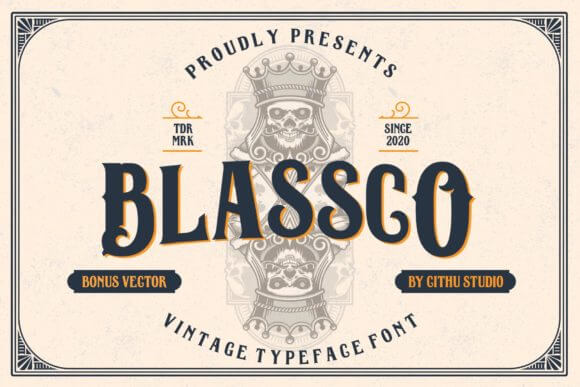 Blassco Font