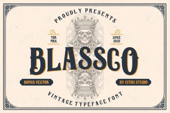 Blassco Font