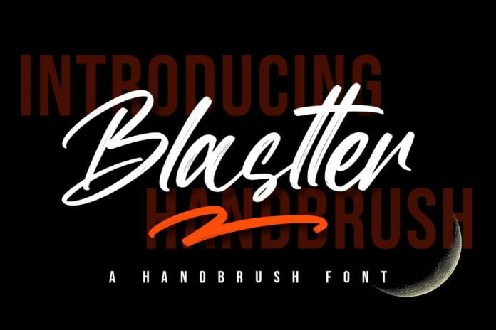 Blastter - Brush Font
