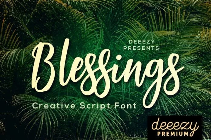 Blessings Script Font