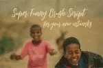Blessings Script Font