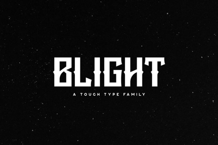 Blight Typeface Font