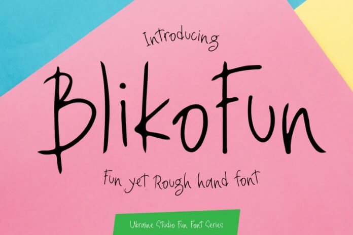 Bliko Fun Font