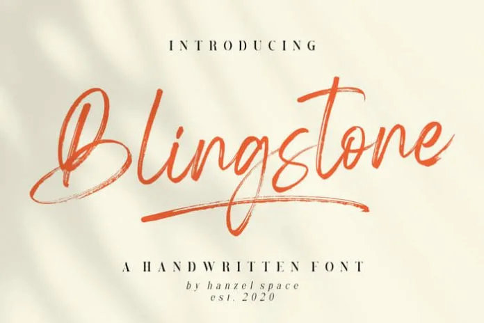 Blingstone Font