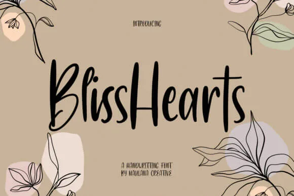 BlissHearts Font