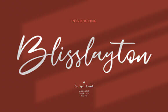 Blisslayton Font