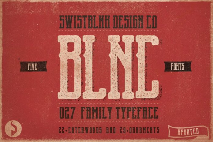 Blnc Family Typeface Font