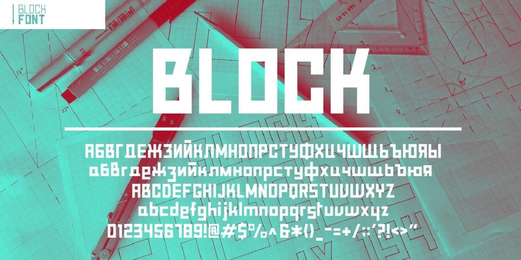 Block Font