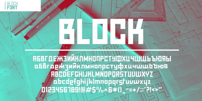 Block Font