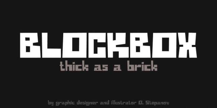 Blockbox Font