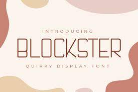 Blockster Font