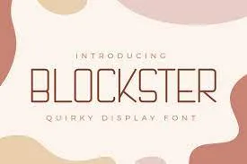 Blockster Font