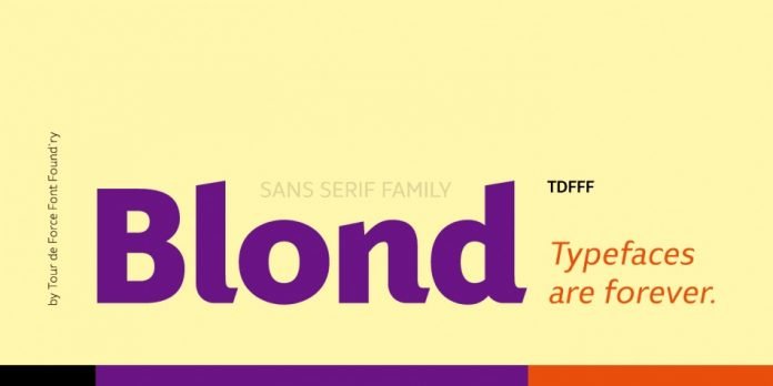 Blond Family Font