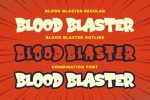 Blood Blaster Font