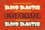 Blood Blaster Font