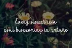 Blooming Flower Font