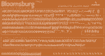 Bloomsburg Font