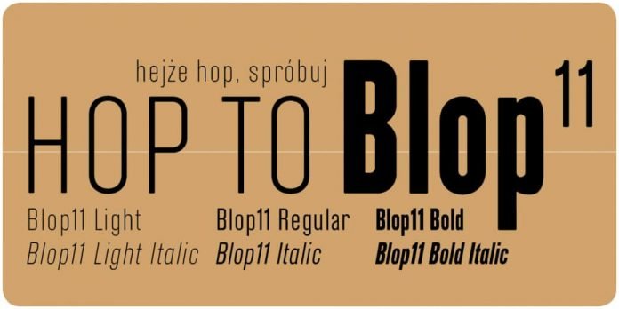 Blop11 Font