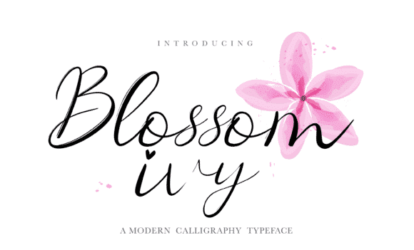 Blossom Ivy Font