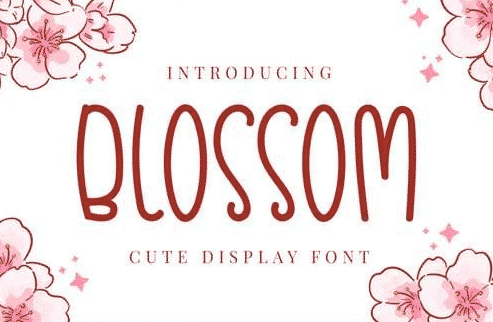 Blossom - Quirky & Cute Display Font