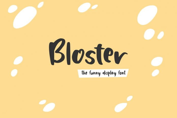 Bloster - The Funny Display Font