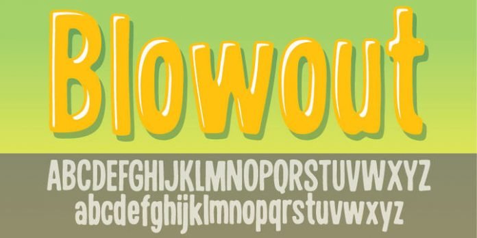 Blowout Font