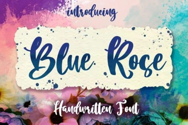 Blue Rose Font