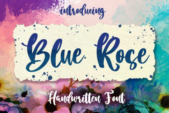 Blue Rose Script Font
