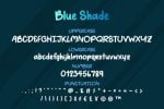 Blue Shade Font