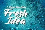 BlueSilky Font