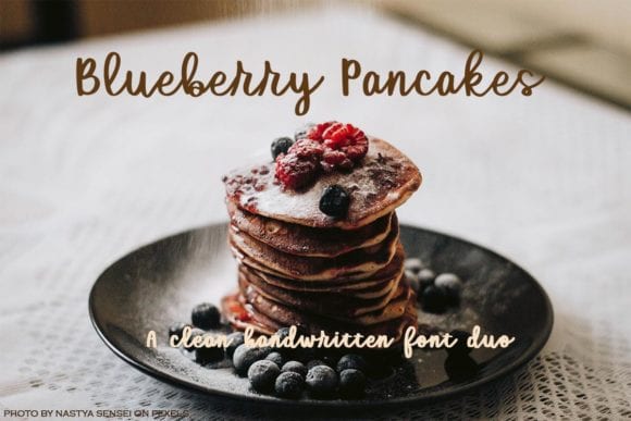 Blueberry Pancakes Font