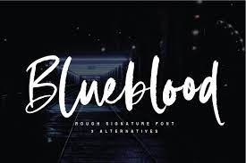 Blueblood Font