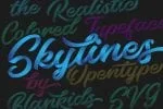 Bluesky OpentypeSVG Font
