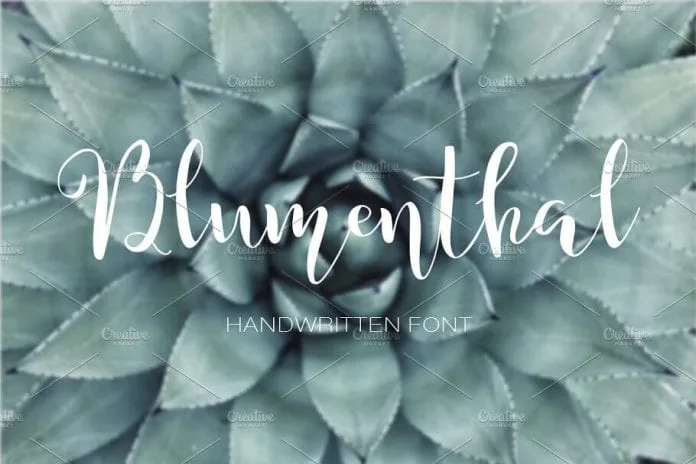 Blumenthal Handwritten Font