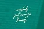 Blywoofs - Signature Script Font