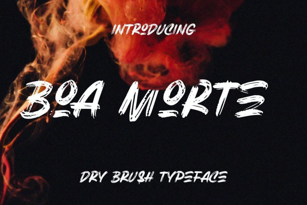 Boa Morte Bold Handbrush Font