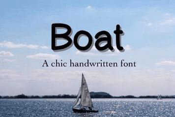 Boat Font