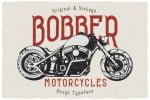 Bobber Motorcycles Font