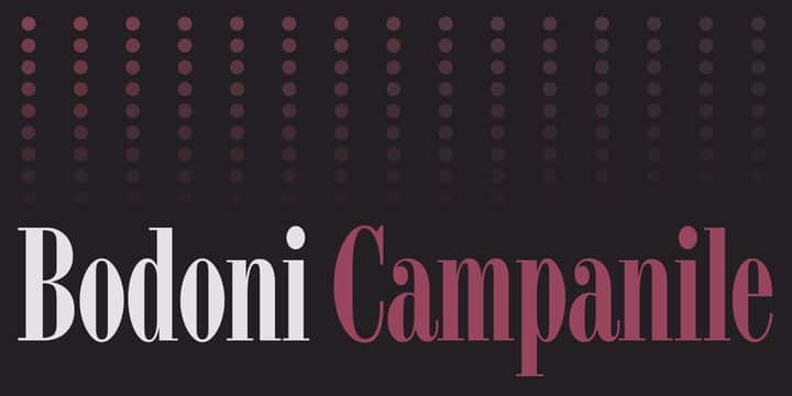 Bodoni Campanile Pro Font