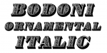 Bodoni Ornamental Font