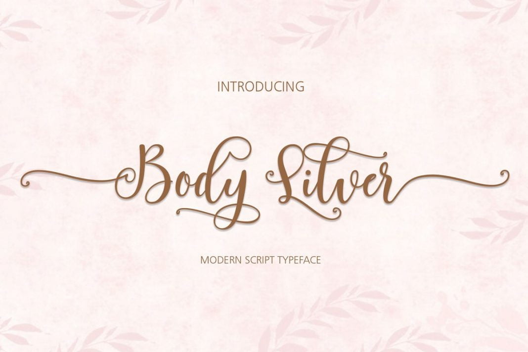 Body Silver Font